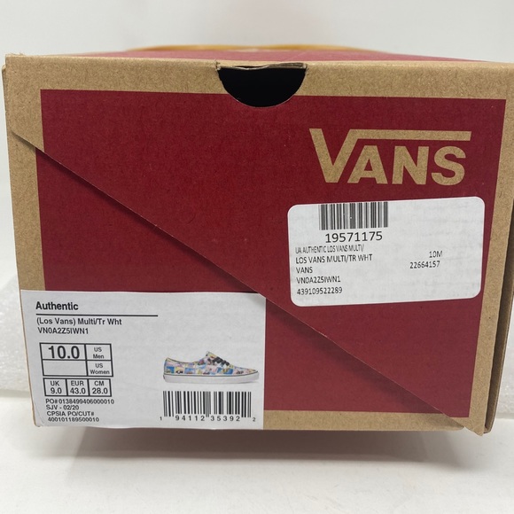 VANS Authentic Los Vans Sneaker Loteria Print - Picture 7 of 8